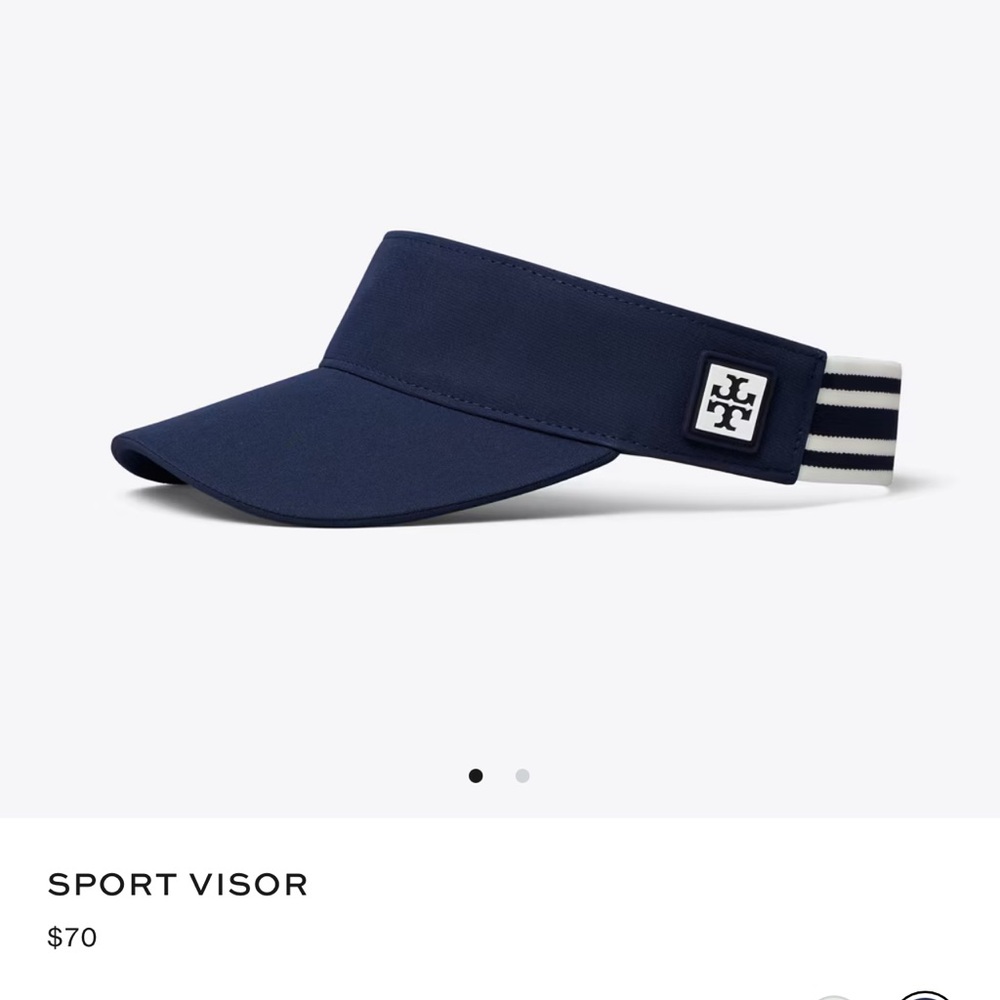 Tory Burch Navy Sport Visor